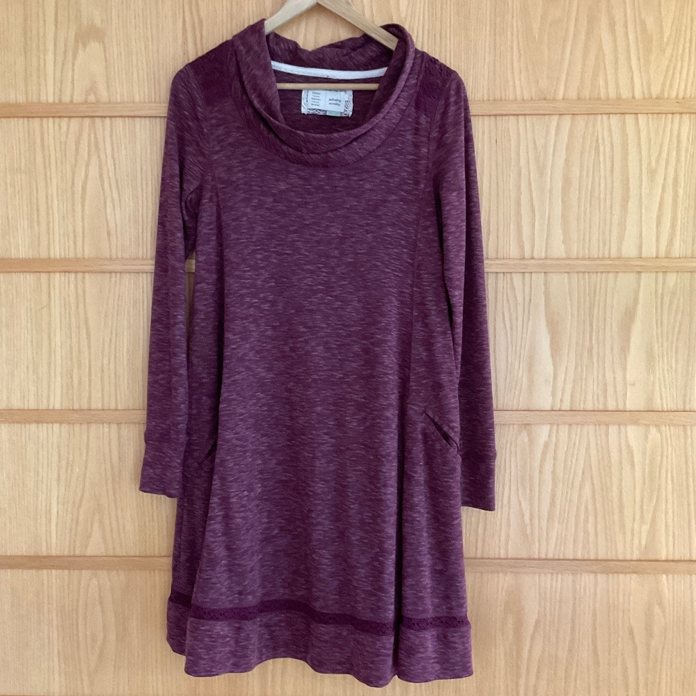 Anthropologie jersey long sleeved dress